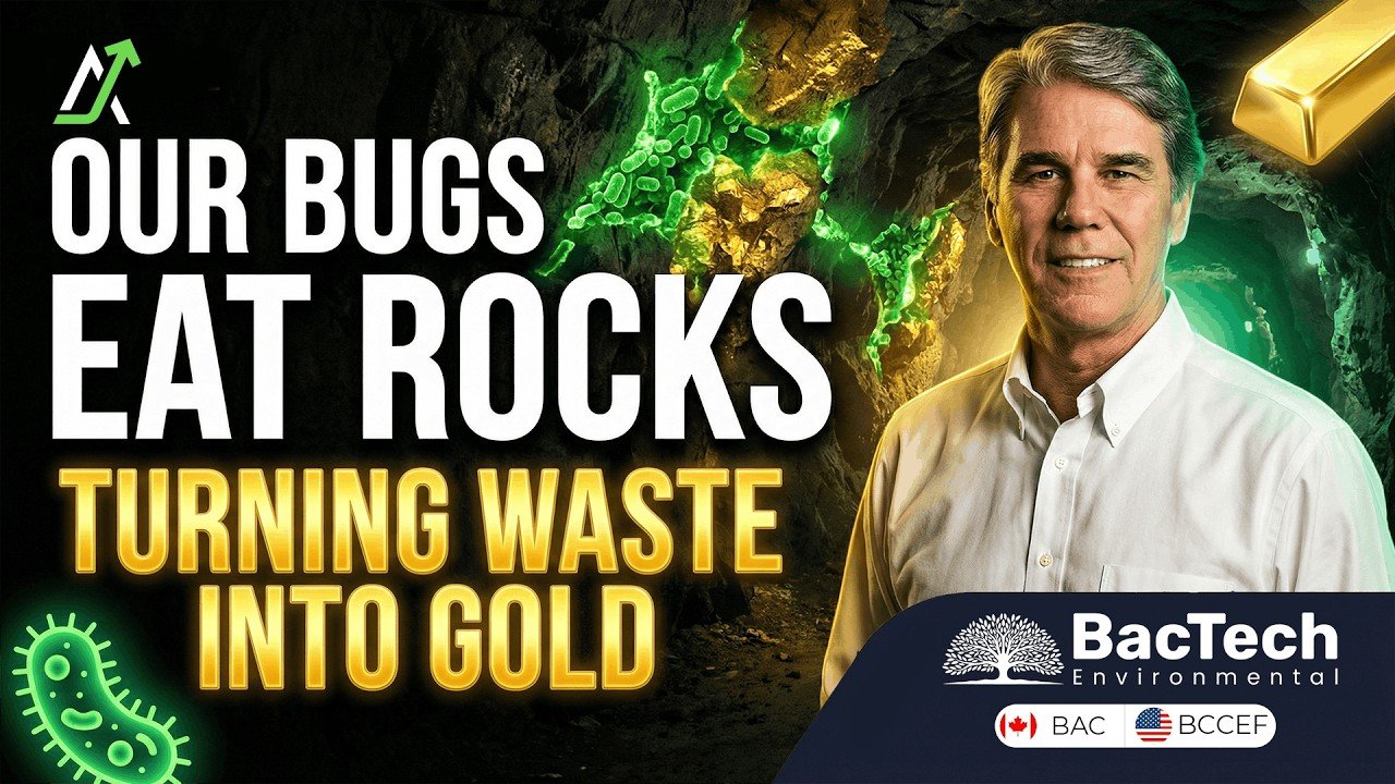 VIDEO - BacTech Bugs Eat Rocks Unlocking A Potential ~$30M Annual Gold Opportunity